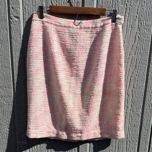 Lilly Pulitzer Tweed Knee-Lenght Pencil Skirt Size: 8
